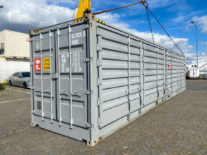 Contentor 40 Pés High Cube com Abertura Lateral